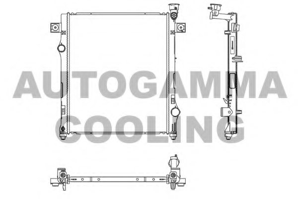 AUTOGAMMA 107351 Radiator, engine cooling
